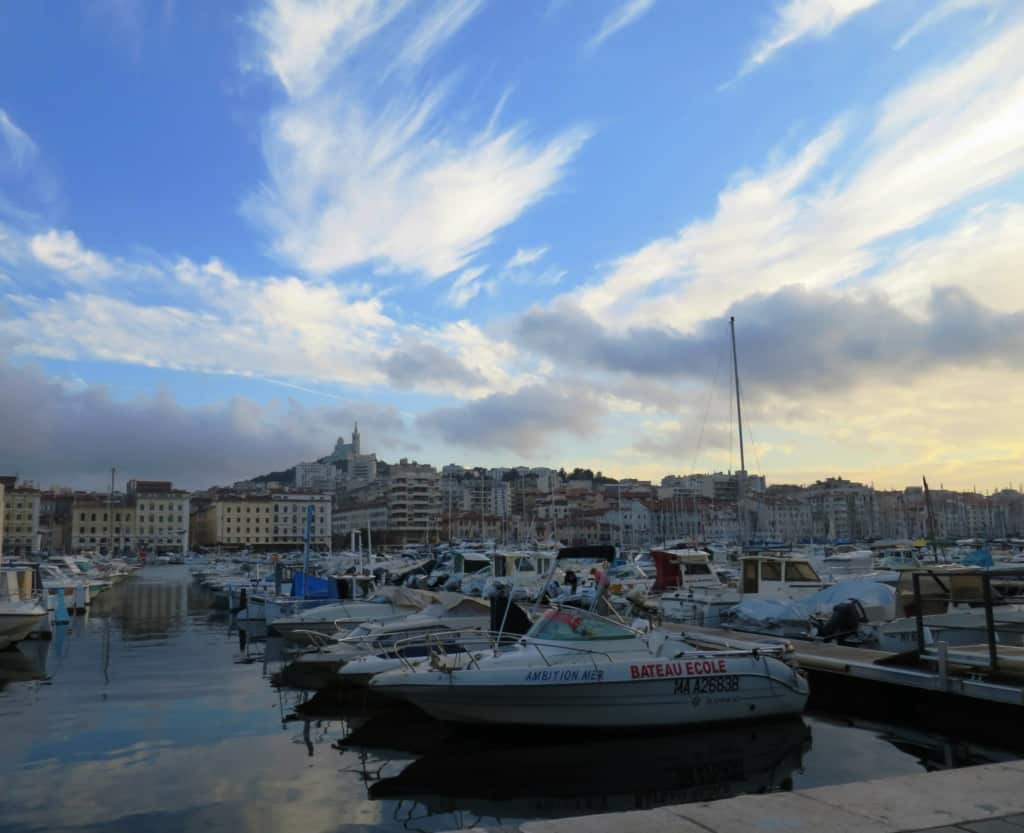 Returning to port in Marseille, France