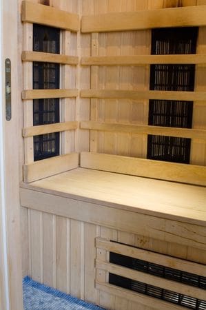 3245240 - interior of infrared sauna