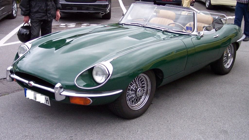 Jaguar E Type 4.2 Coupe green vl 1024x579 - Timeless classics: The coolest cars of all time