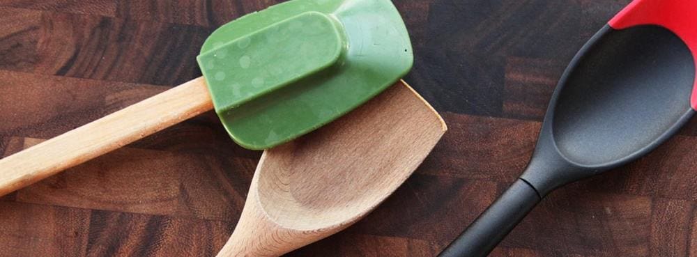 15 wooden spoon silicon spatula - It’s a Man’s World: 17 Essential Kitchen Items for Your Bachelor Pad