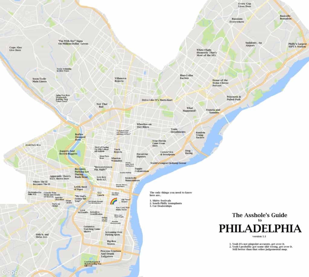 Asshole Guide Philadelphia 1024x919 - The Asshole Guide to Philadelphia