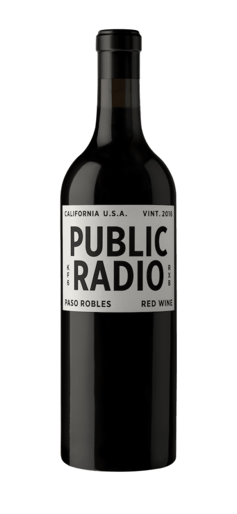 Public Radio 2016 Vintage Wine