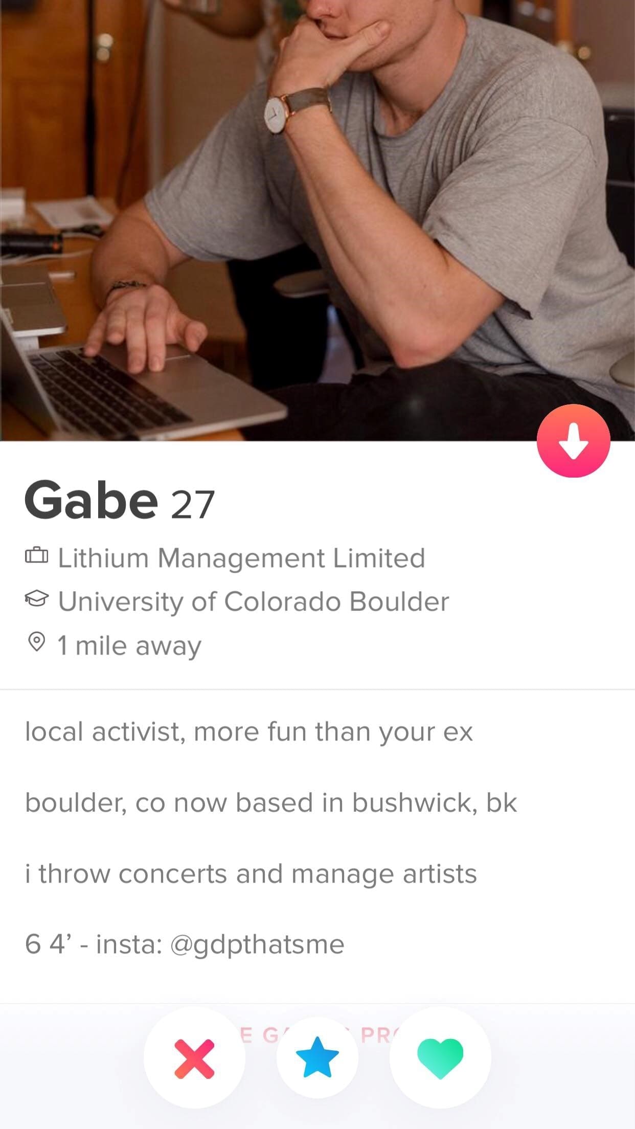 Funny tinder profiles for guys