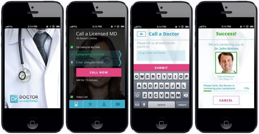 Doctor on Demand 1024x531 - Maintain your health and mind with these 7 Amazing Healthcare Mobile Apps
