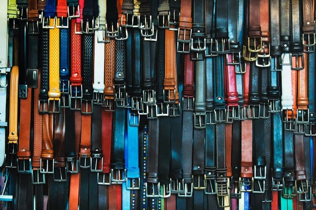 colorful belts