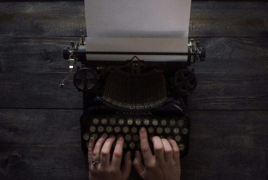 The Art of Crafting Heartfelt Messages typewriter